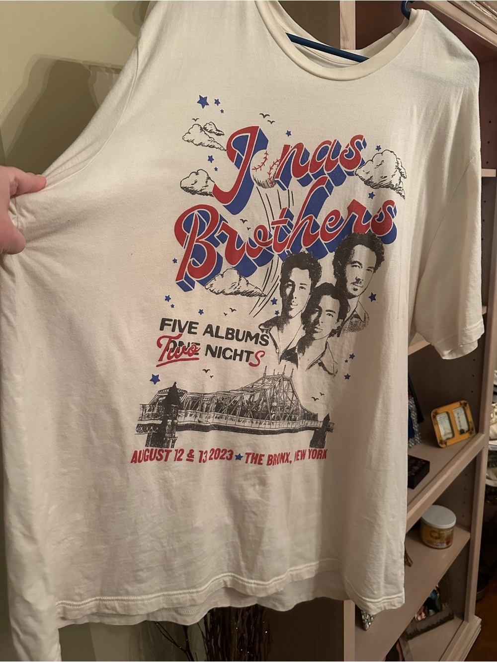 Jonas Brothers Yankee Stadium 3X shirt